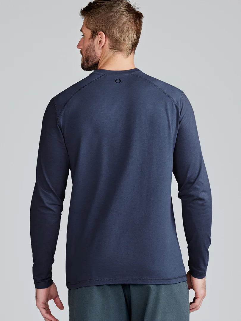 Carrollton Long Sleeve Fitness T-Shirt - Navy