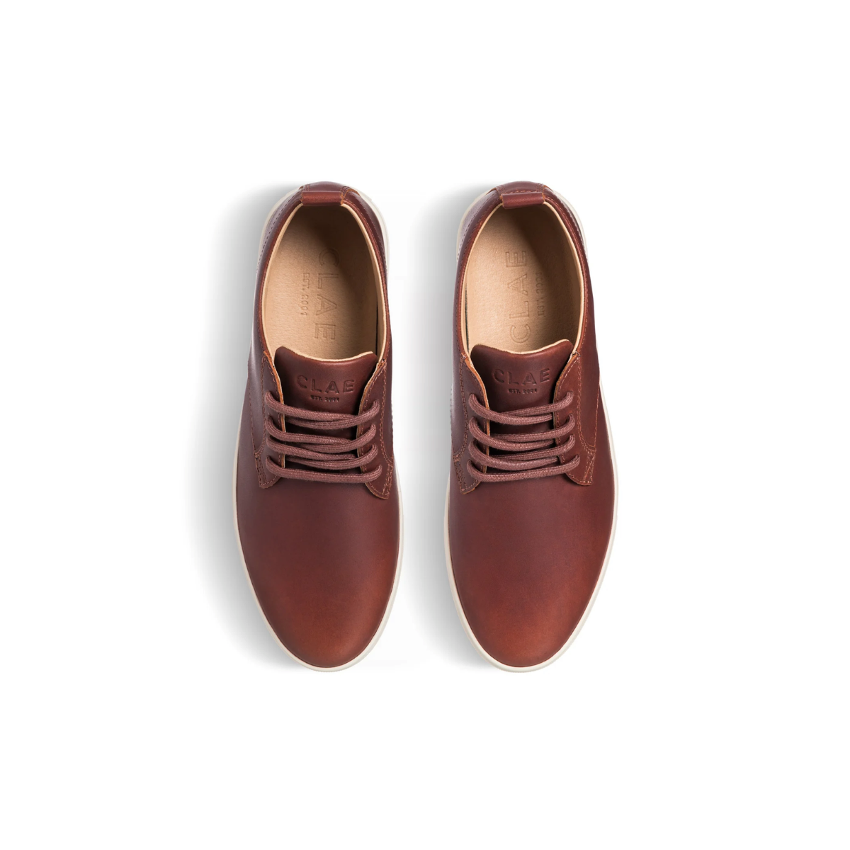 Ellington SP Oiled Leather Dress Sneakers – Chestnut