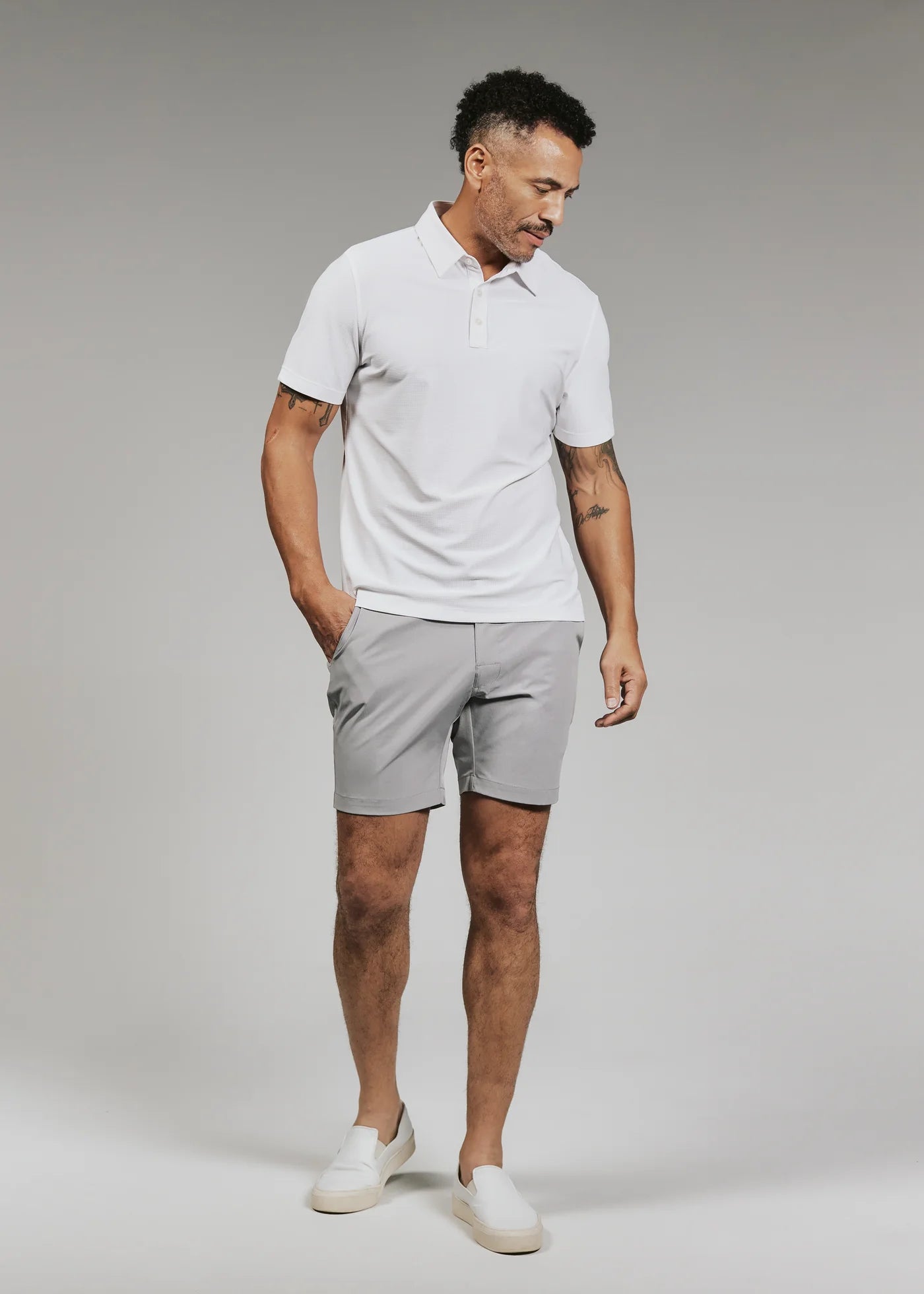 7Diamonds Roswell Performance Stretch Polo
