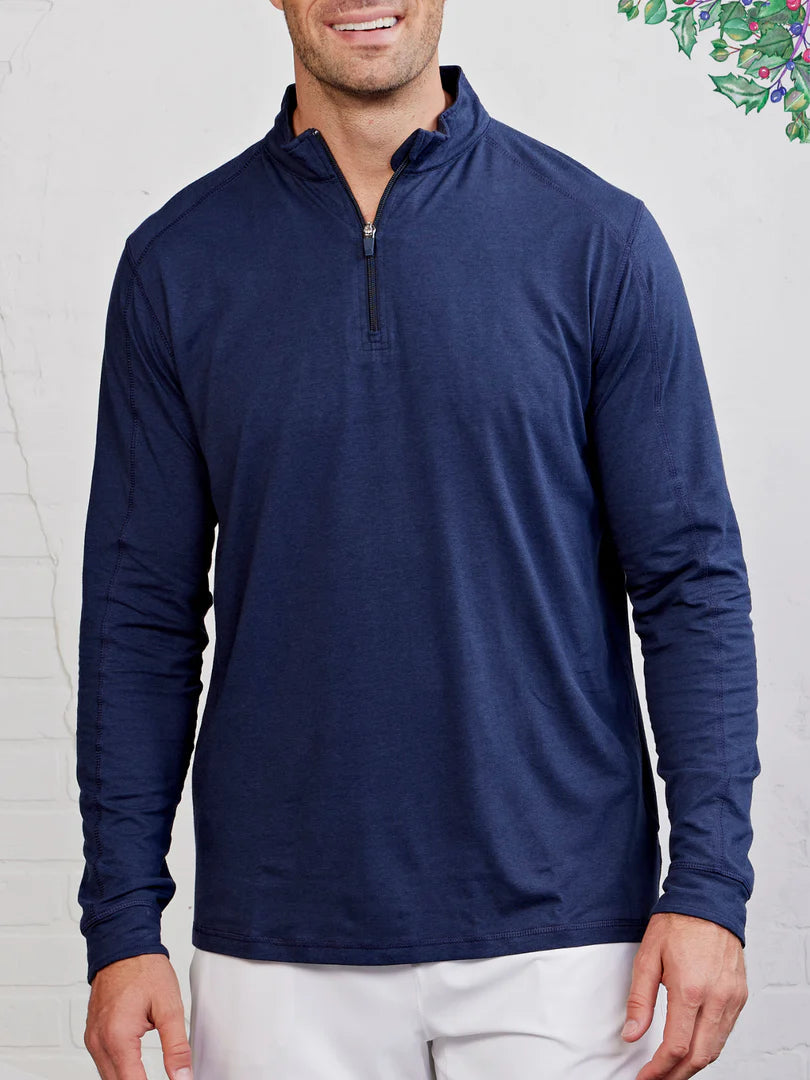 Carrollton 1/4 Zip - Classic Navy