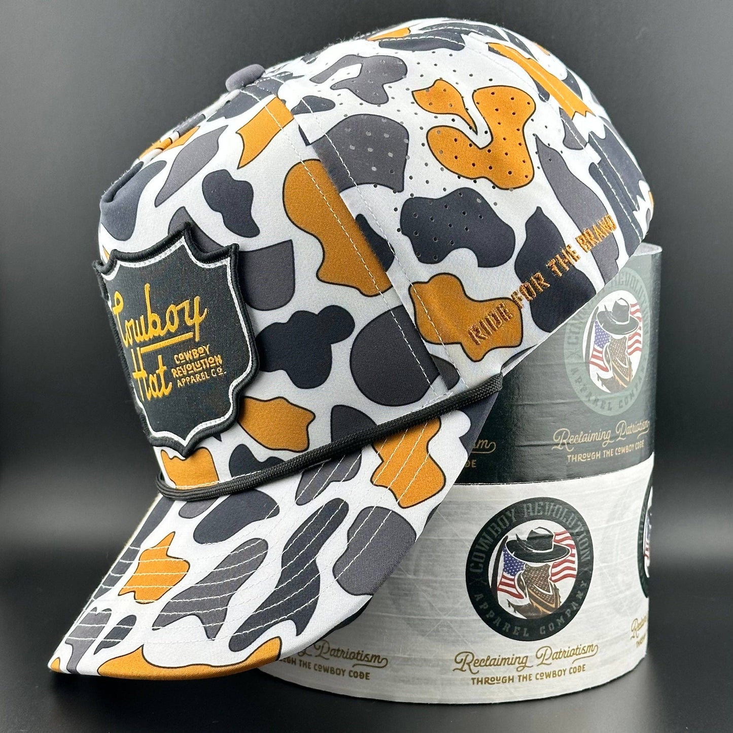 Cowboy Revolution NOLA White Patch Performance Hat