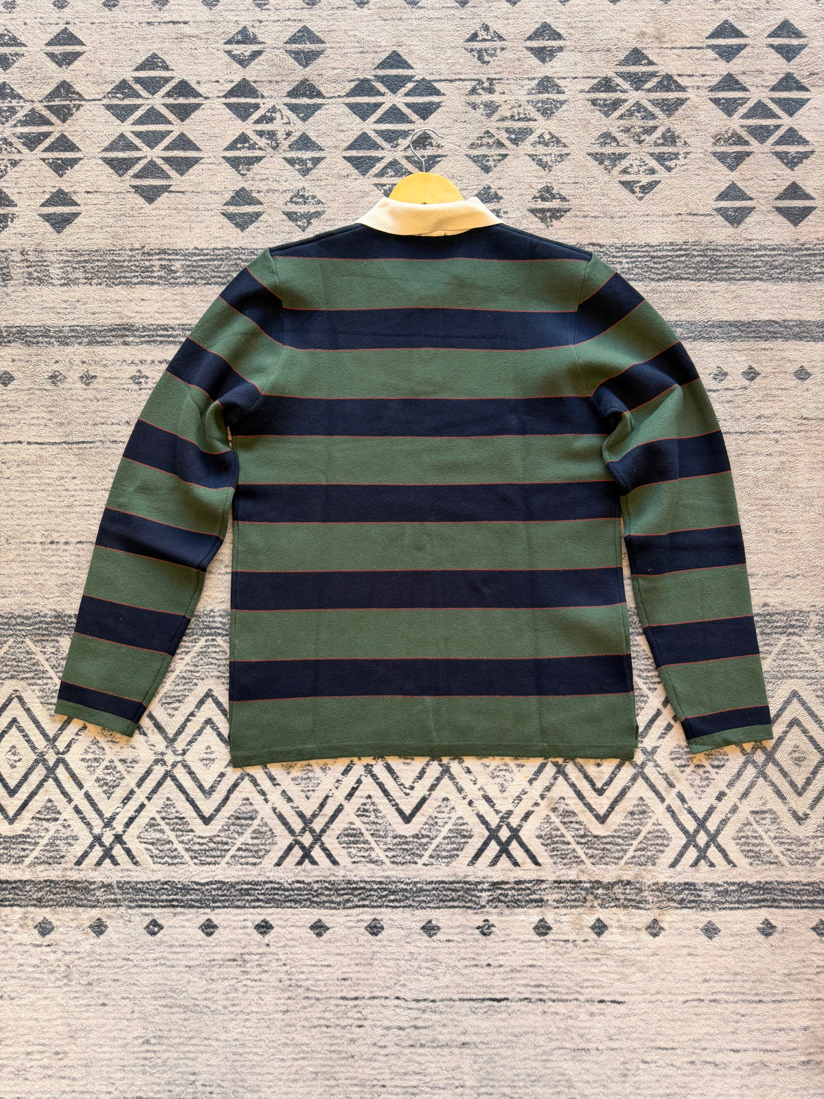 Luther Striped Rugby Sweater – Tartan Border Stripe
