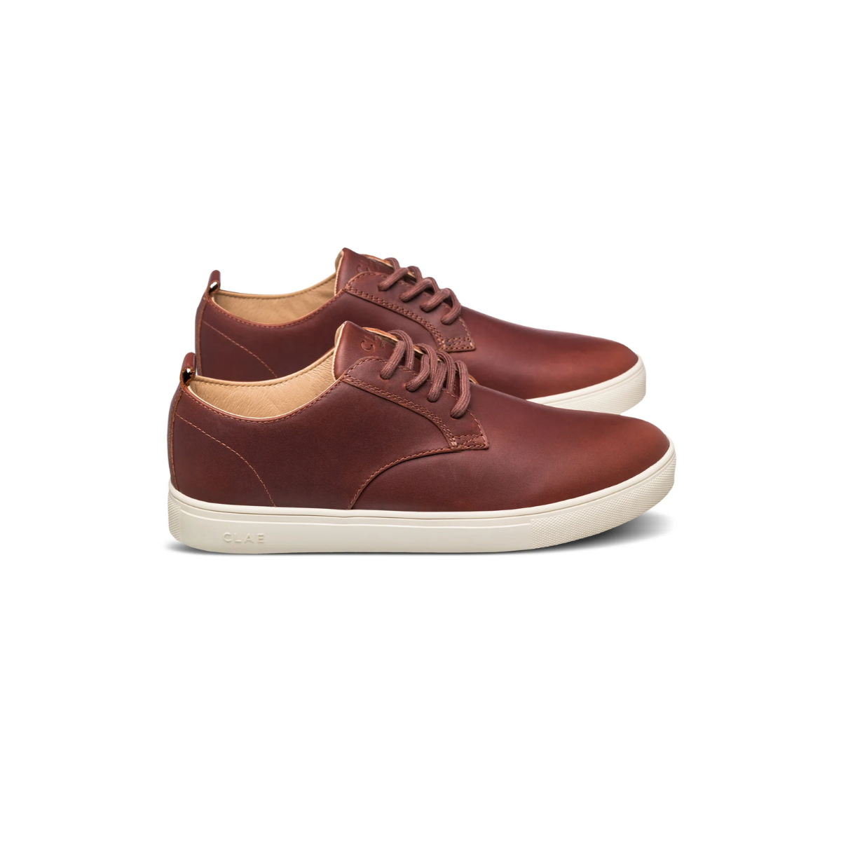 Ellington SP Oiled Leather Dress Sneakers – Chestnut