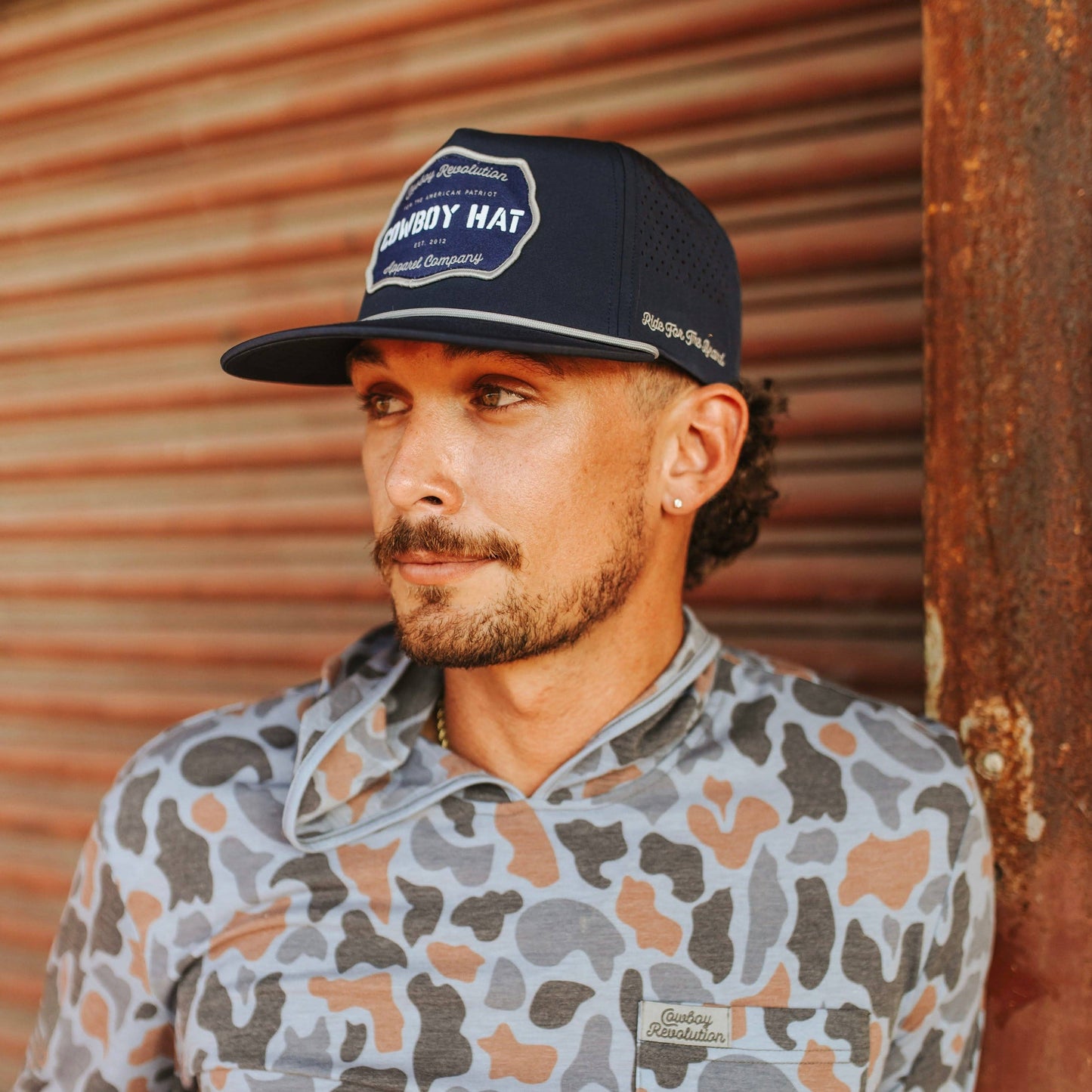 Cowboy Revolution Navy Cowboy Hat Performance Cap