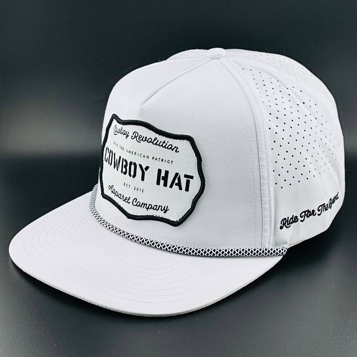 Cowboy Revolution White Cowboy Hat Performance Cap