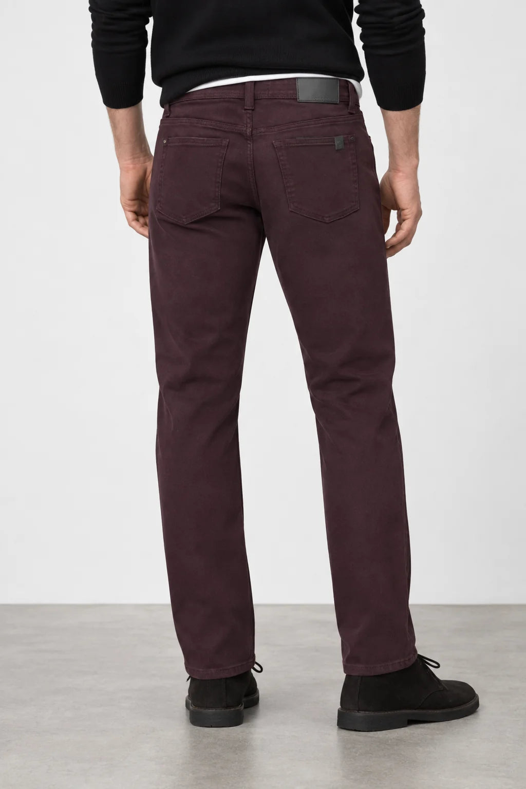 Jimmy Slim Straight Denim – Fall Berry