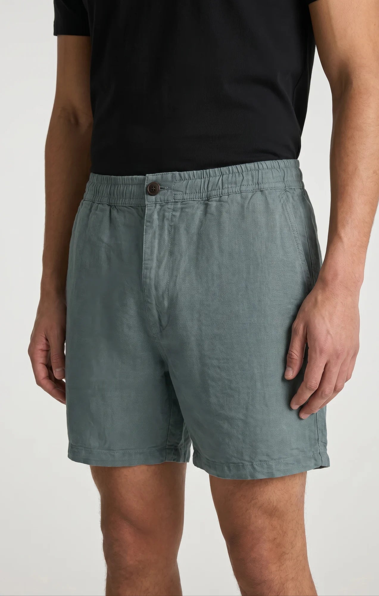 Daxon 5.5" Linen Shorts – Teal