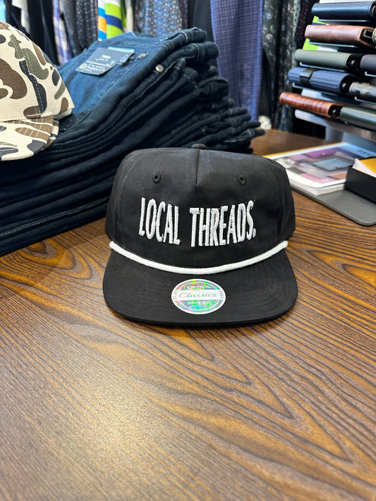 “LOCAL THREADS.” 3D Rope Cap