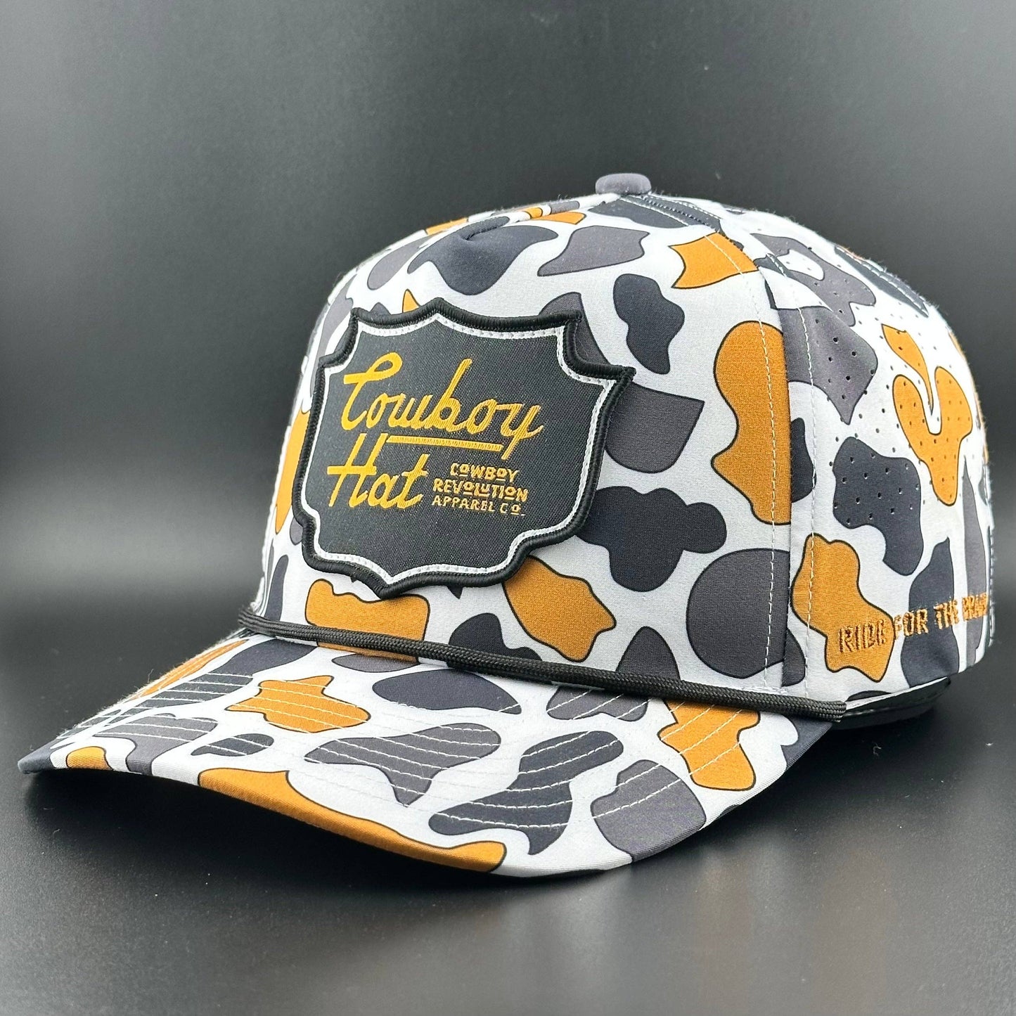 Cowboy Revolution NOLA White Patch Performance Hat