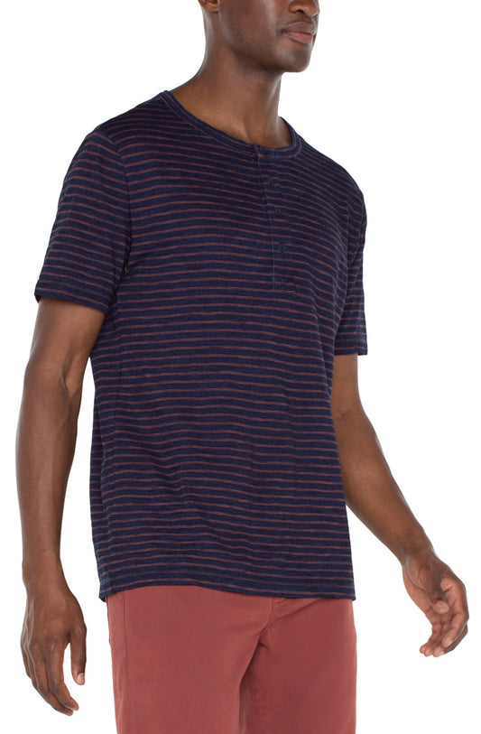 Short Sleeve Henley