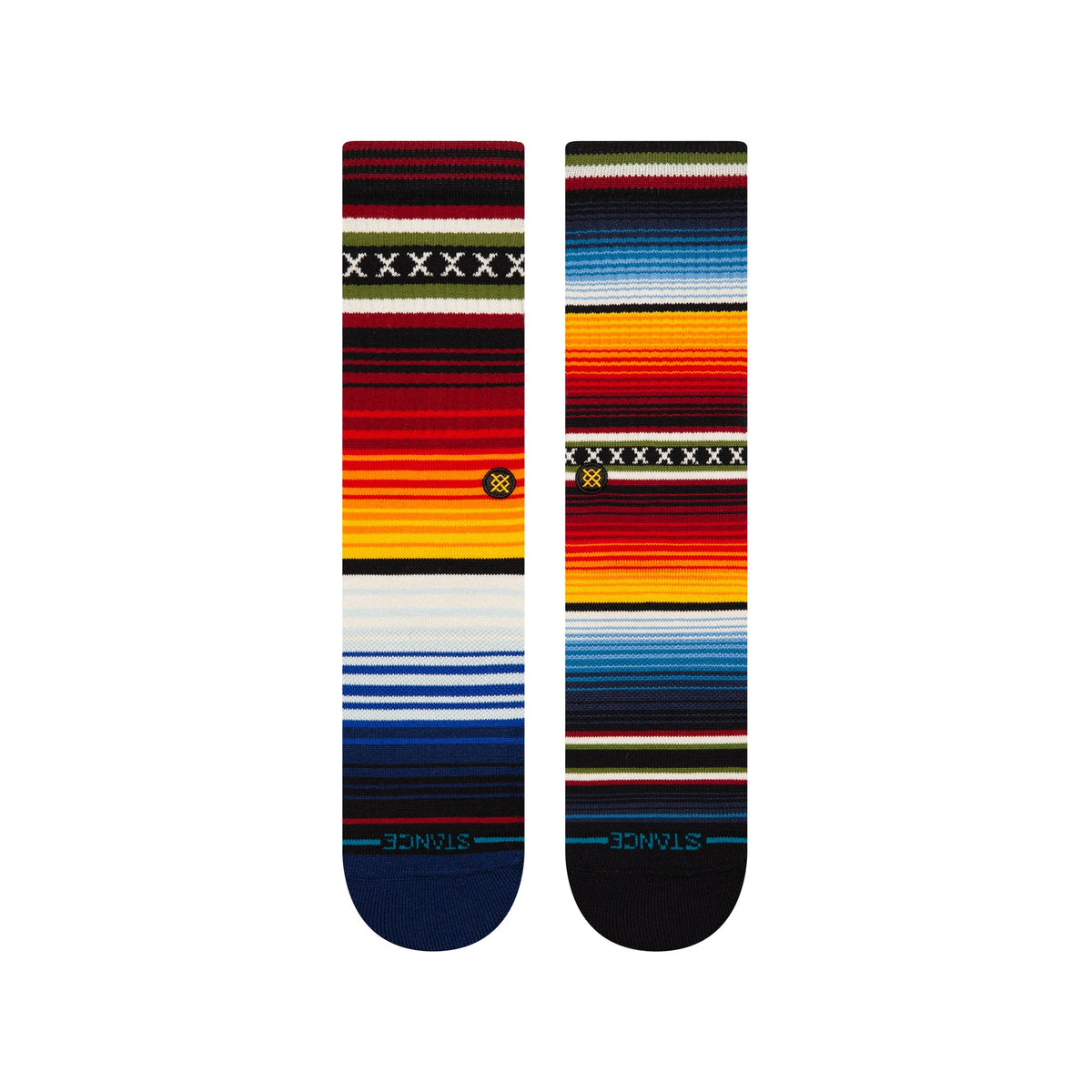 Curren St Crew Socks – Red