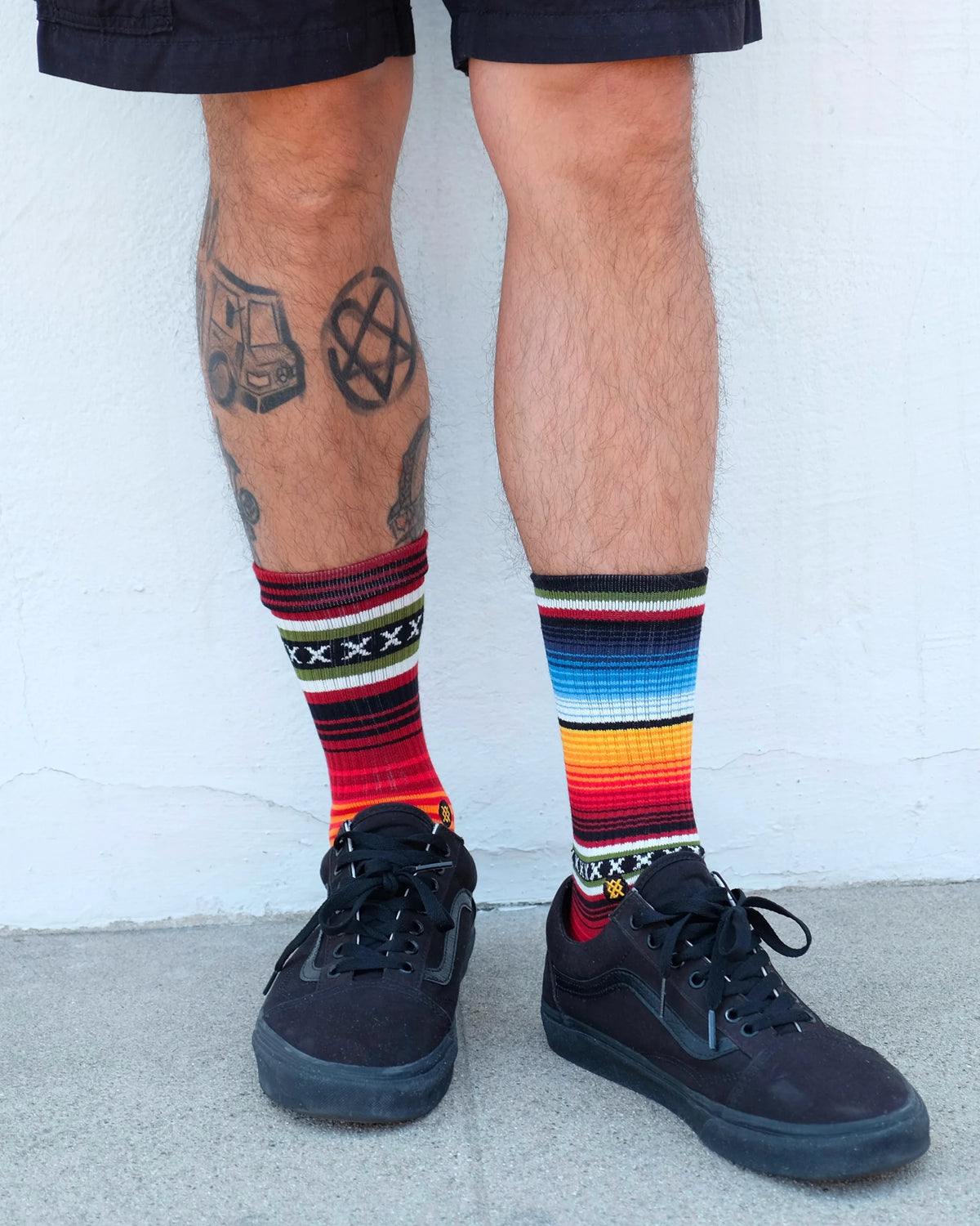 Curren St Crew Socks – Red