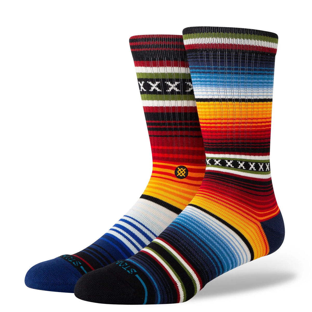 Curren St Crew Socks – Red