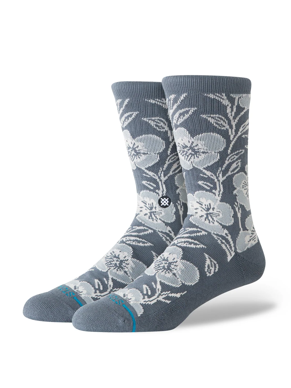 Papaver Crew Socks – Grey