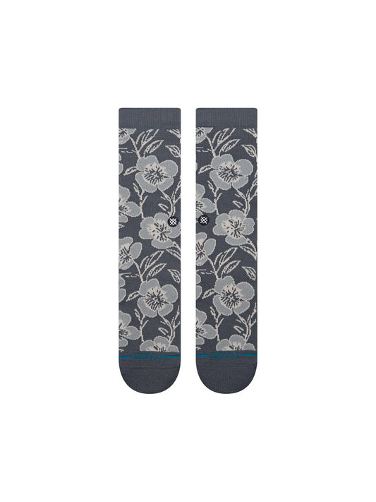 Papaver Crew Socks – Grey