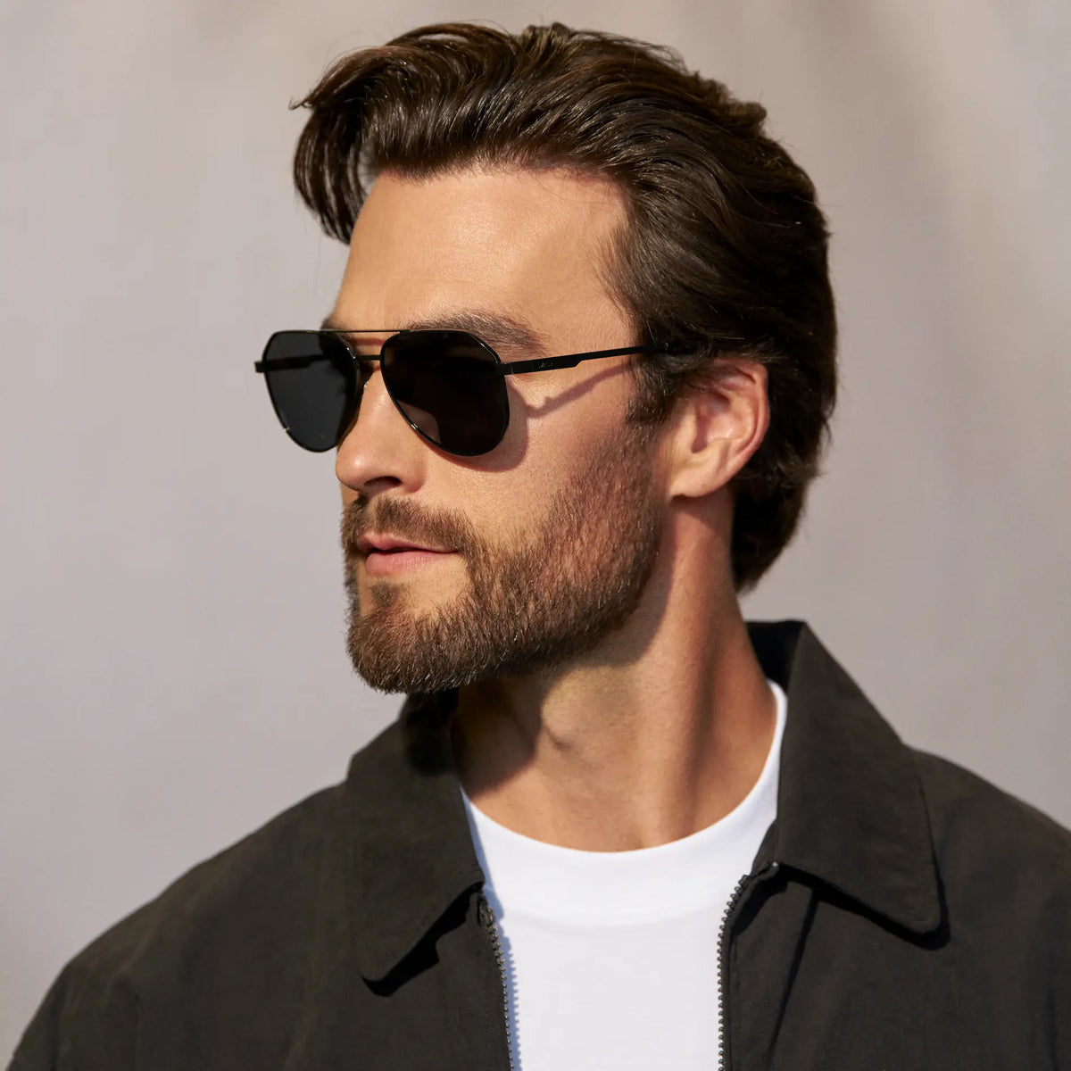 Aero Sunglasses – Black/Triple Black Lens