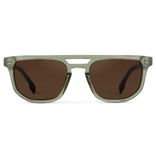 Asher Polarized Sunglasses - Palm Green