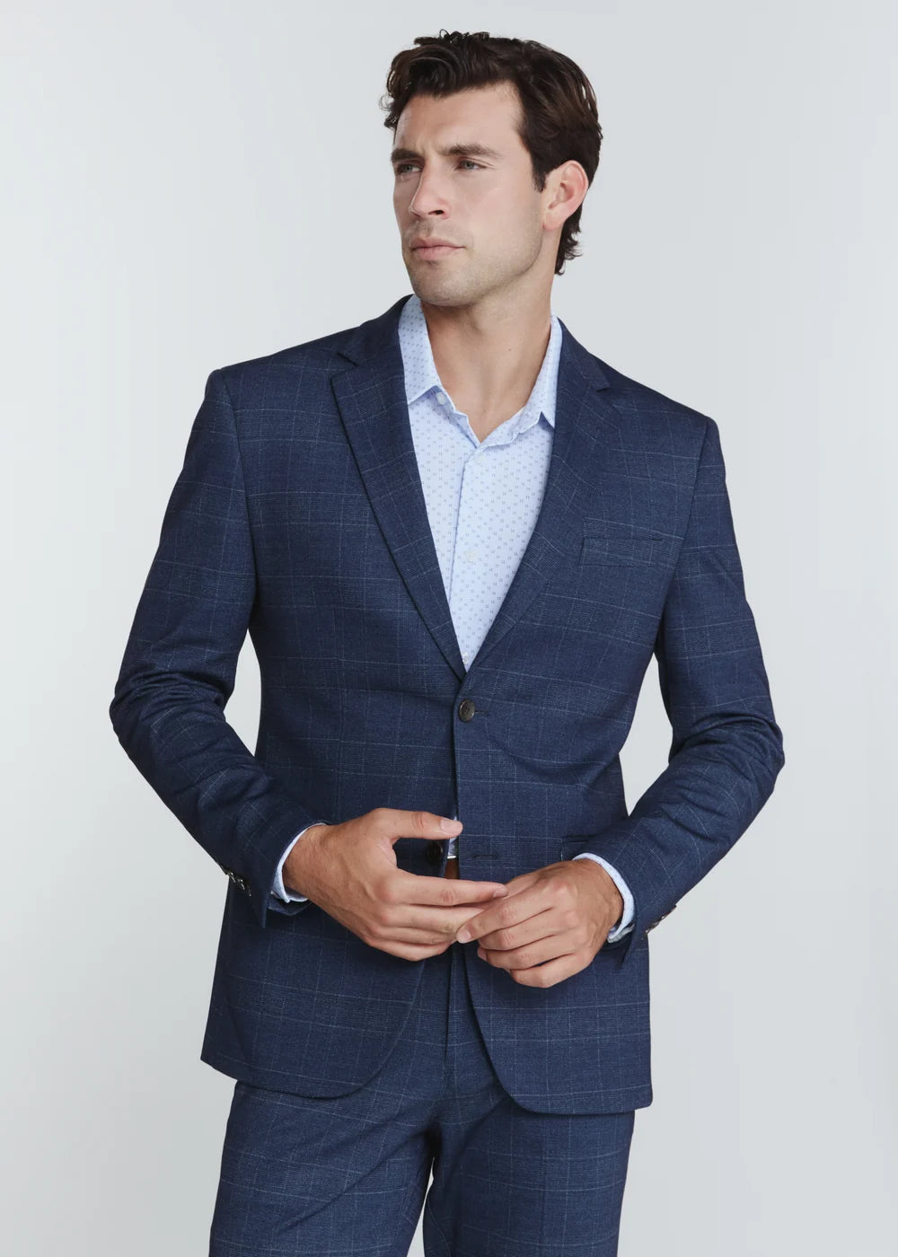 Alford Stretch Blazer - Navy