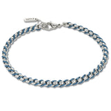 Dayton Bracelet in Silver / Navy