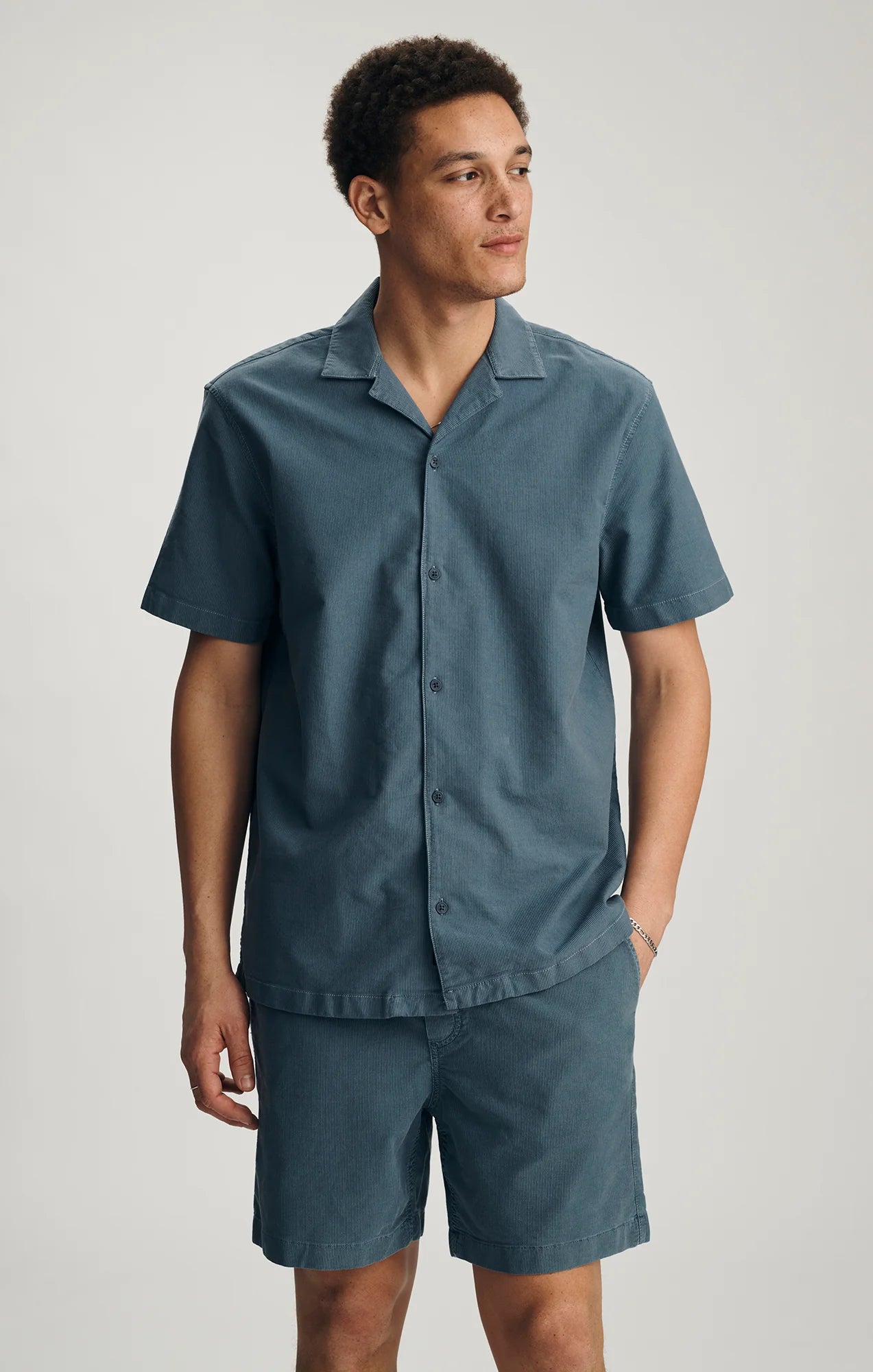 Camp Collar Short Sleeve Shirt
