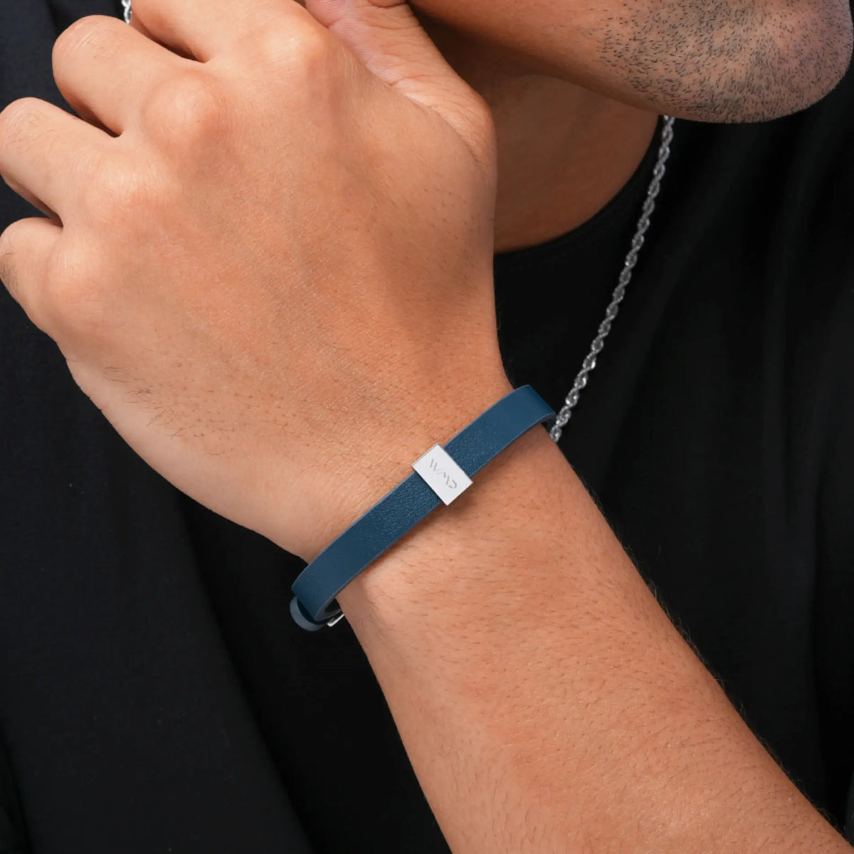 Bronx Bracelet – Silver/Navy