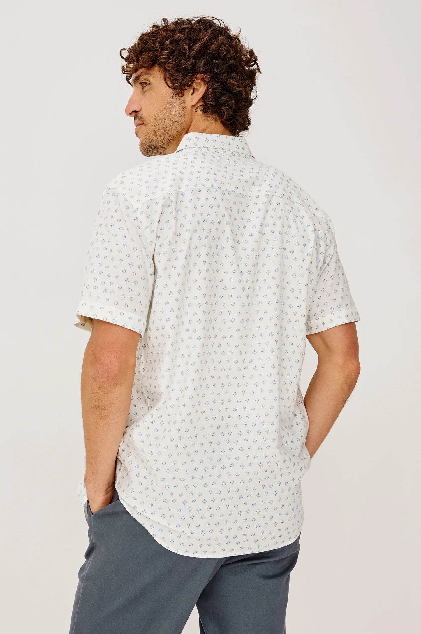 Carson Linen Short Sleeve Shirt