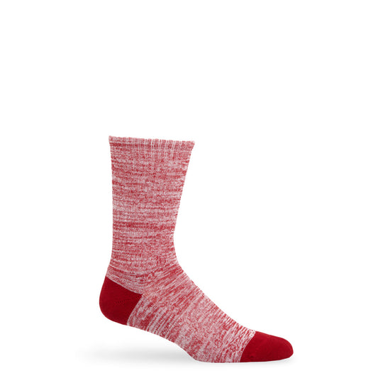 Marl Casual Socks -  Cardinal