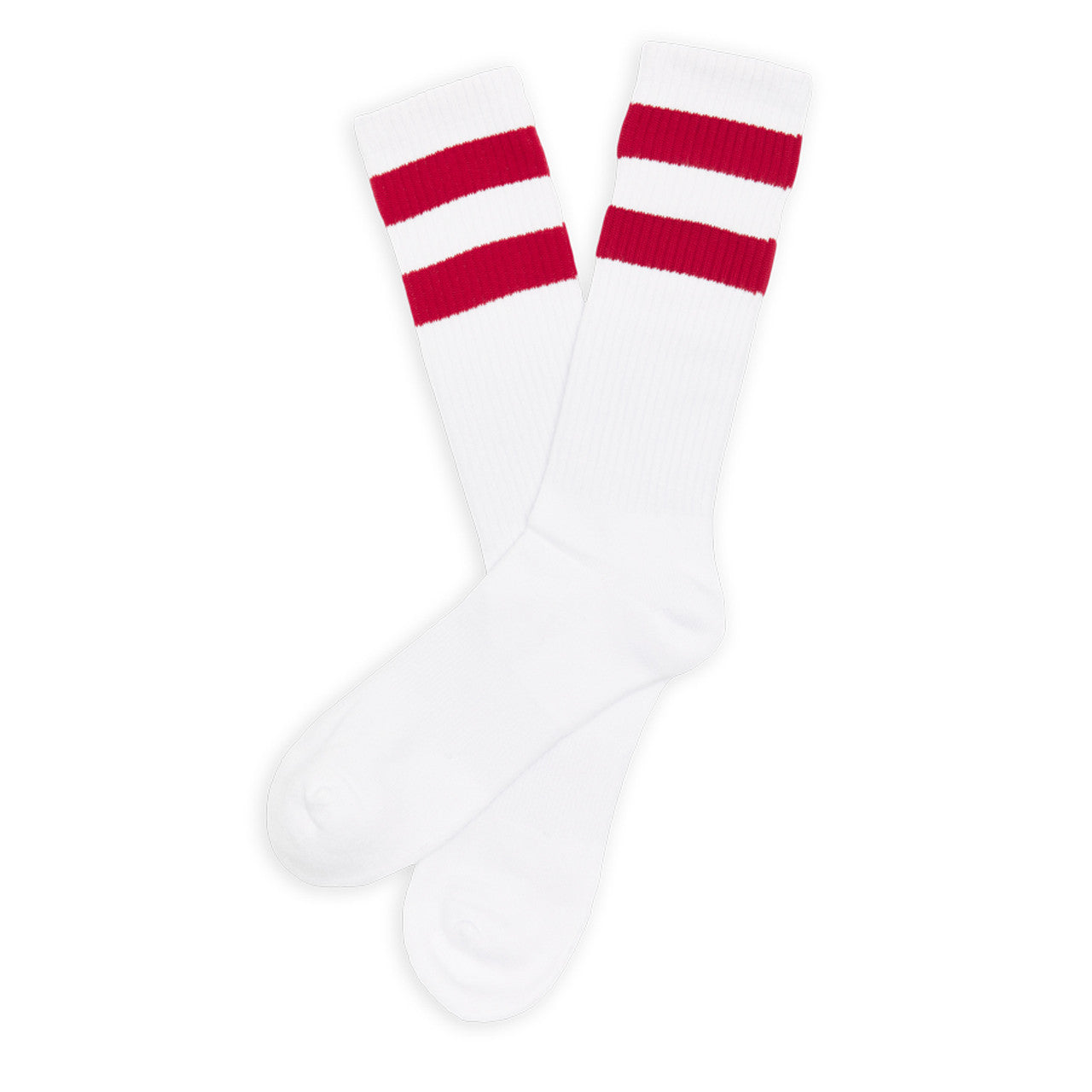 Retro Casual Socks - Cardinal