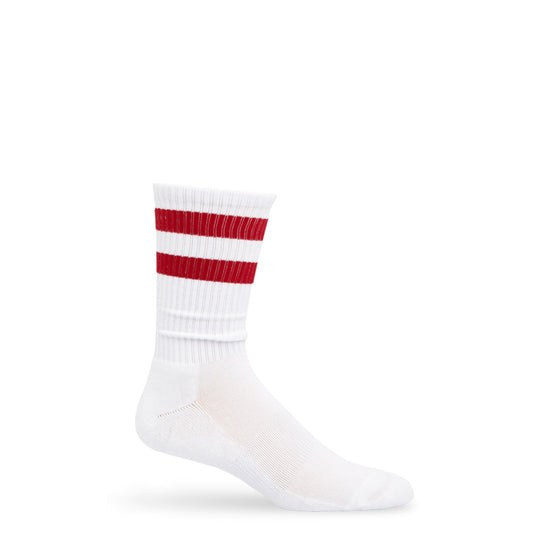 Retro Casual Socks - Cardinal