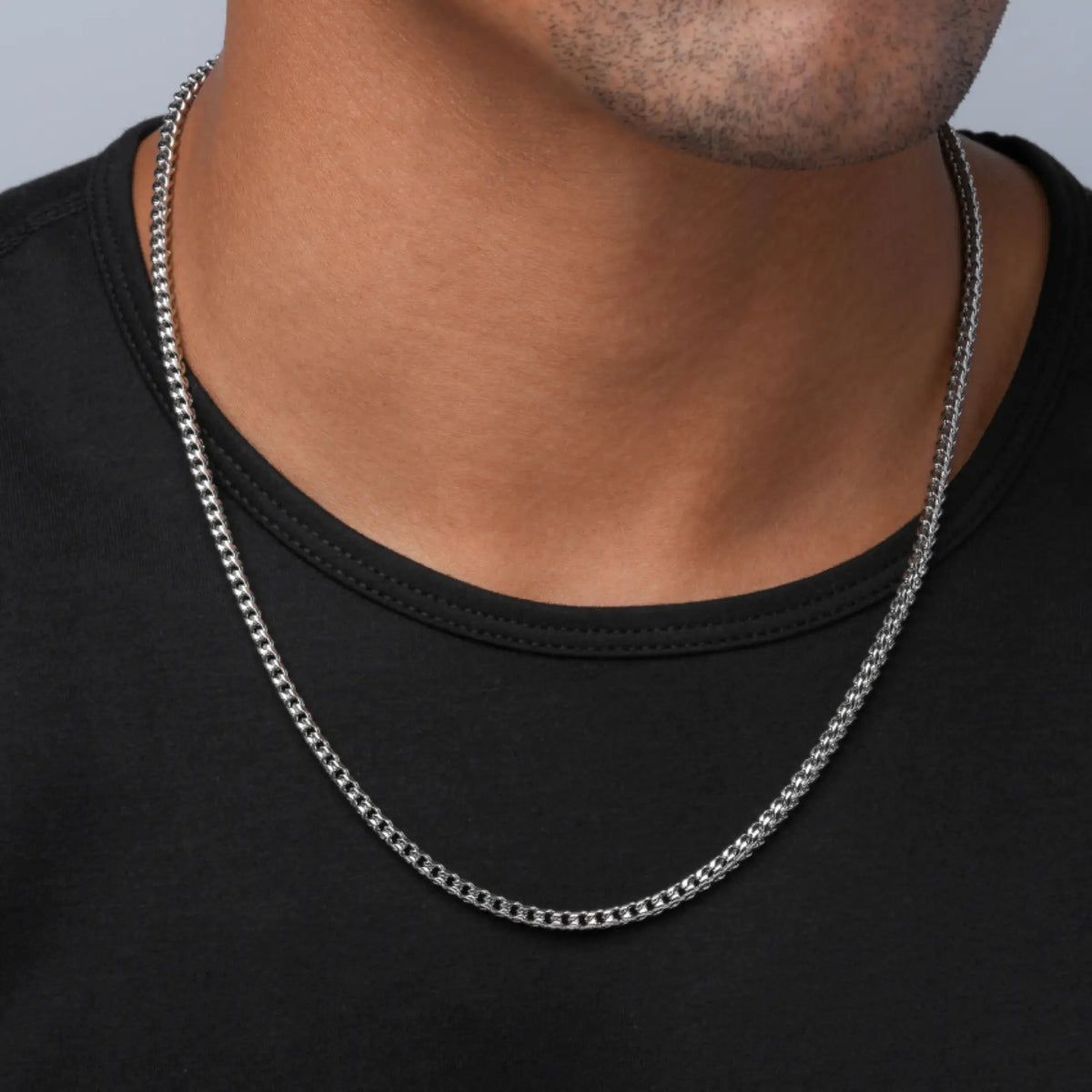 Chandler Franco Link Necklace - Silver