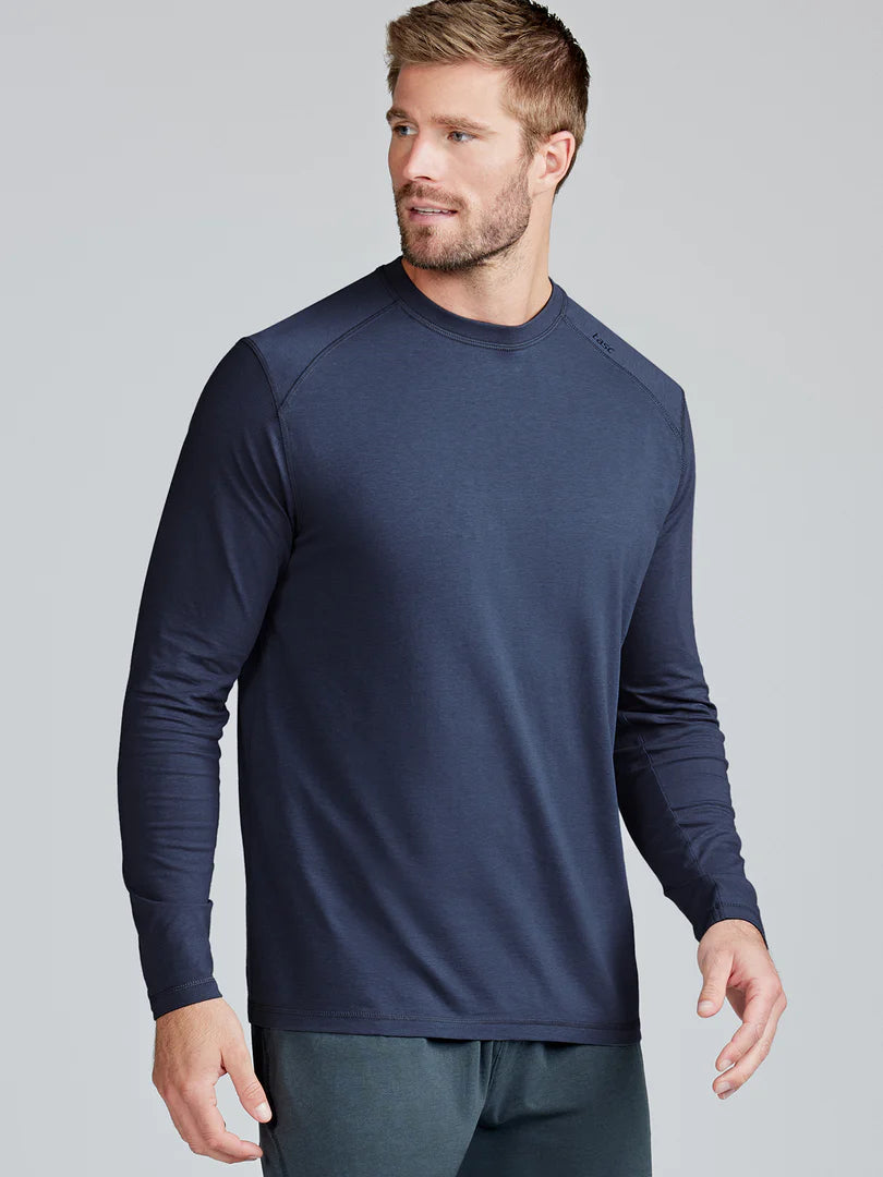 Carrollton Long Sleeve Fitness T-Shirt - Navy