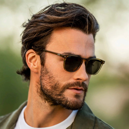 Nick Polarized Sunglasses – Crystal Verde/Triple Black