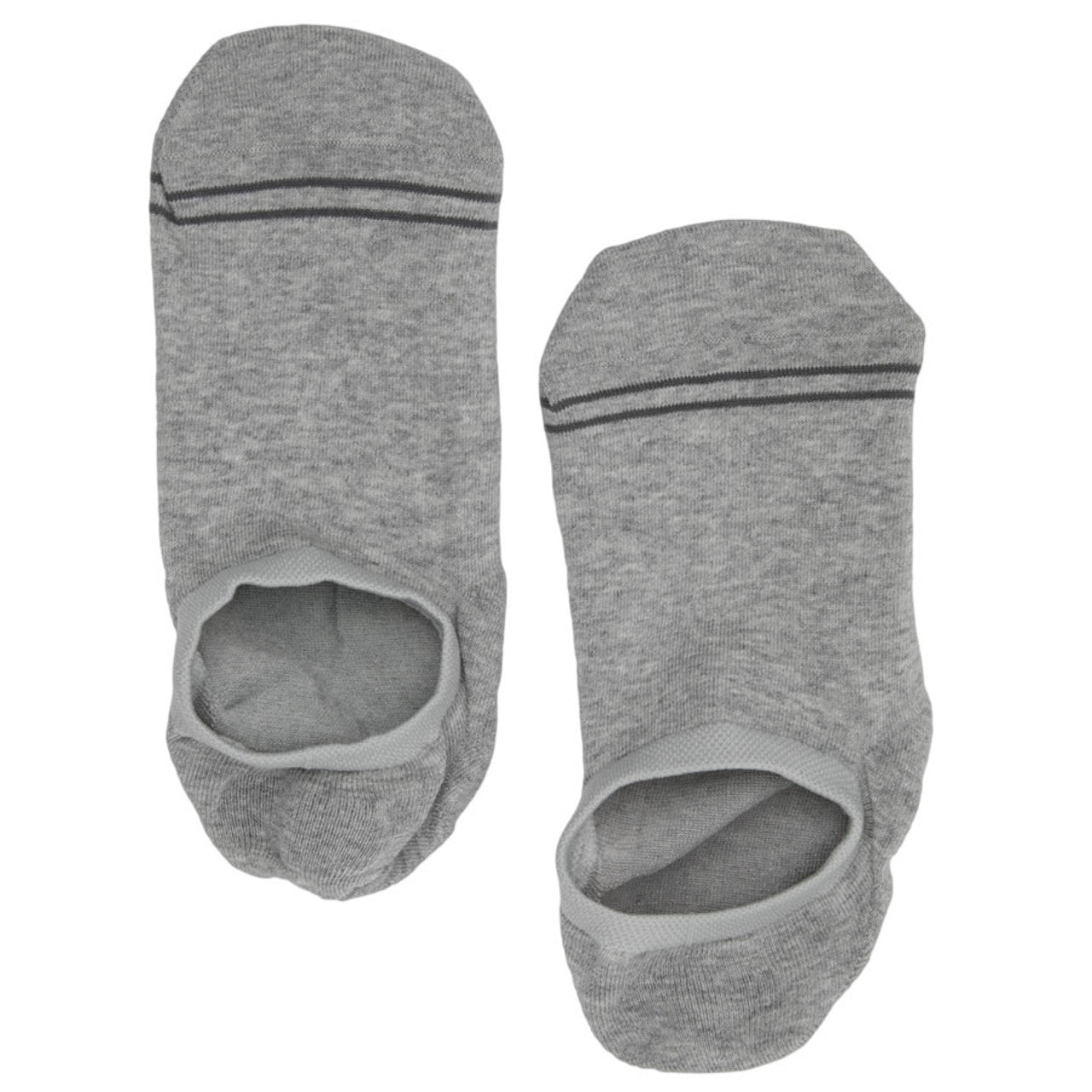 Cotton No Show Socks - Grey