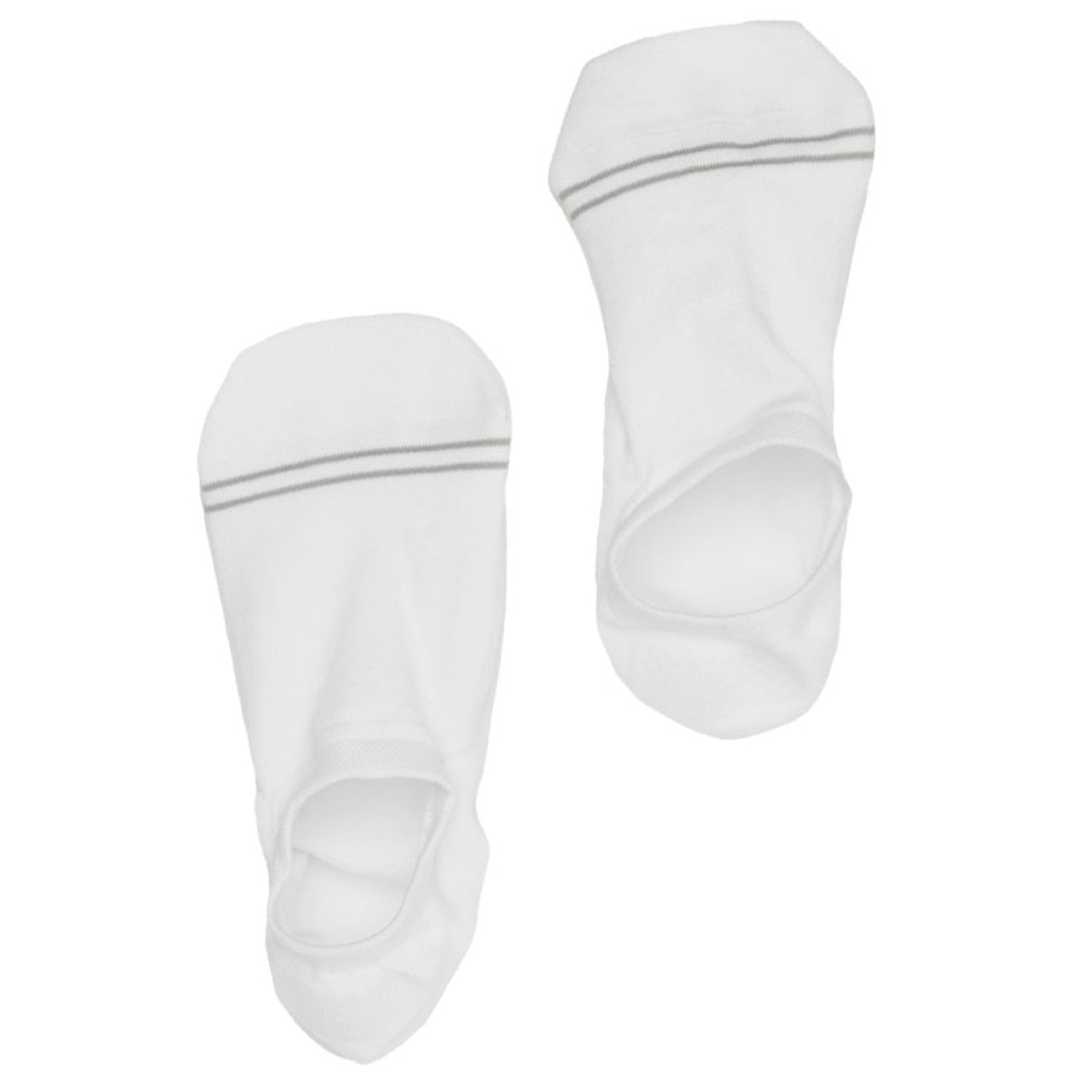 Cotton No Show Socks - White