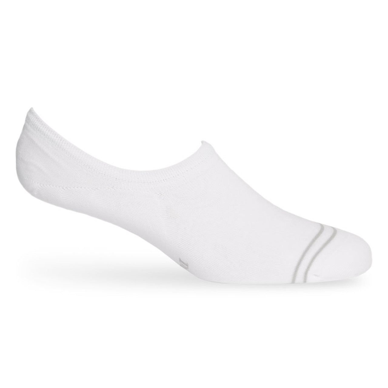 Cotton No Show Socks - White