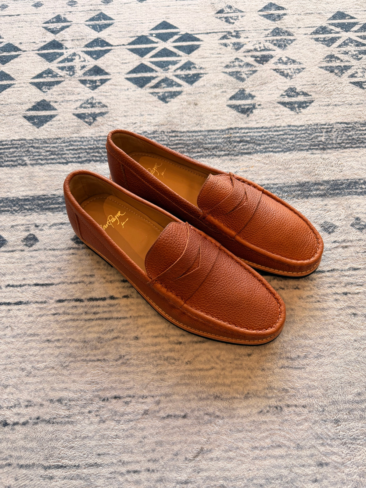 Worchester Bison Penny Loafer – Tan