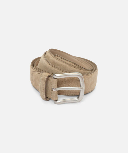 Lusso Leather Belt - Sandrift