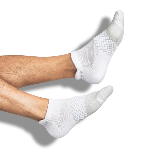 Golf Ankle Socks - White