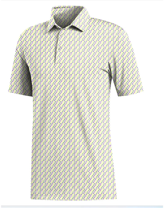 The Fleur De Lis Polo - White
