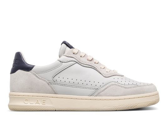 Haywood Quiet Grey Leather Navy