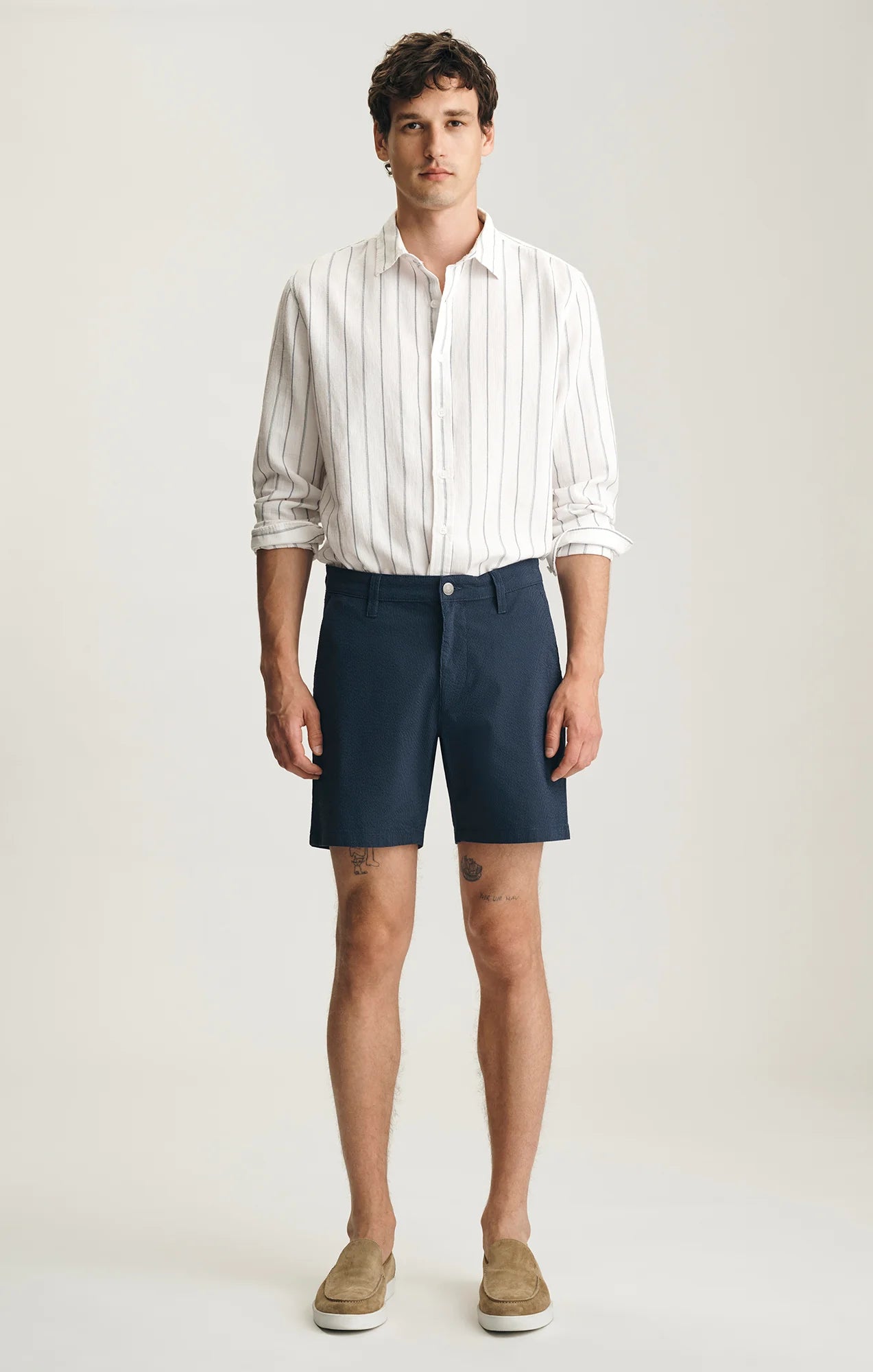 Nate Stripe Seersucker Shorts