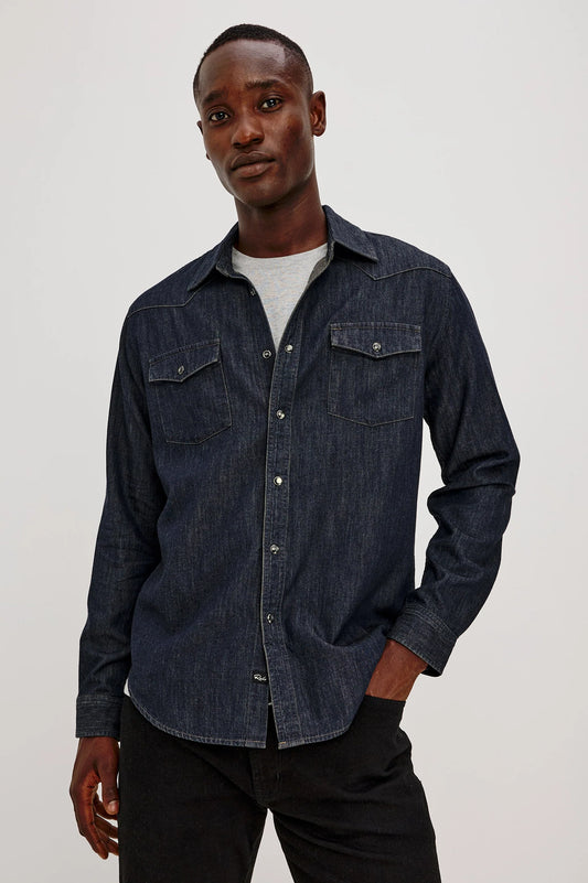 Roy Denim Snap Button Up
