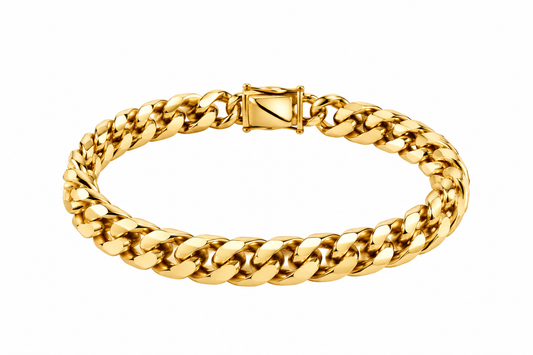 Kingston Cuban Chain Bracelet – Gold