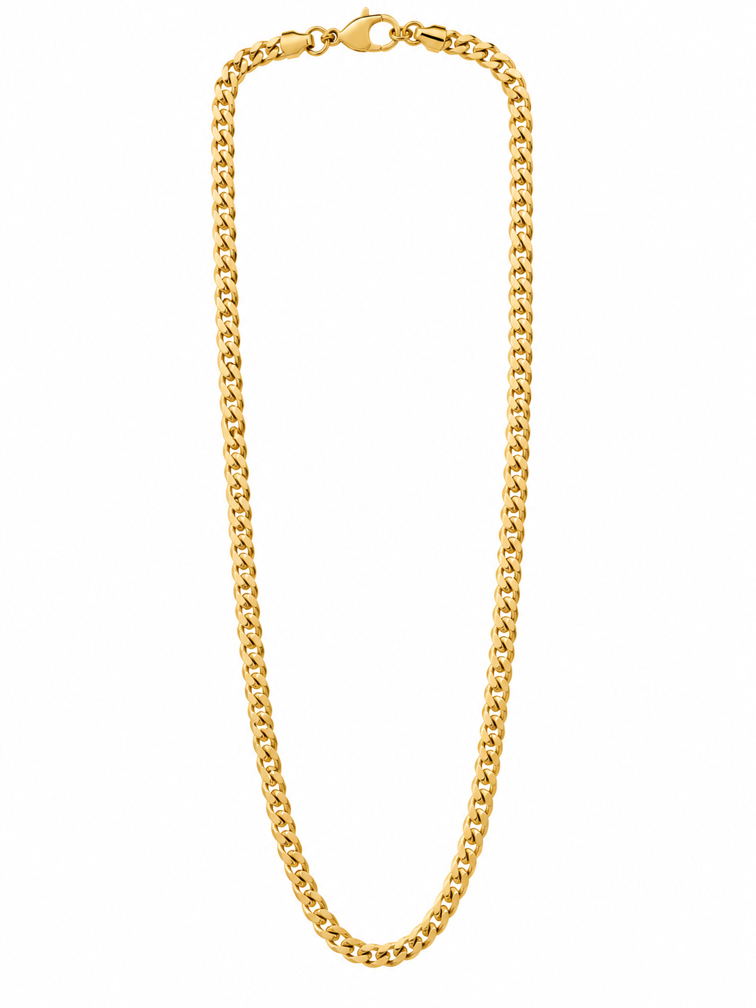 Monroe Slim Cuban Chain Necklace – Gold