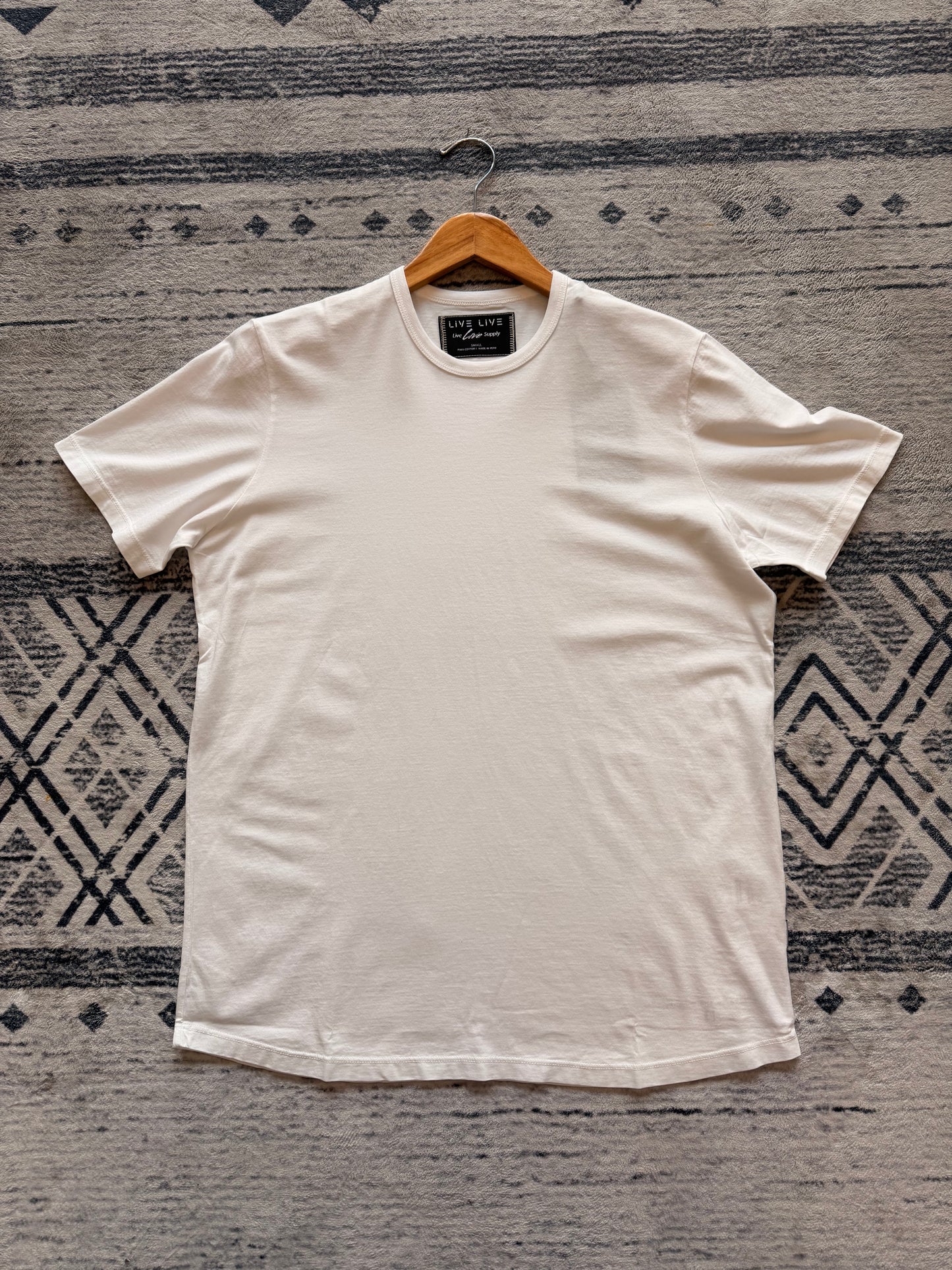 Peruvian Pima Cotton Crewneck T-Shirt – Whiteout