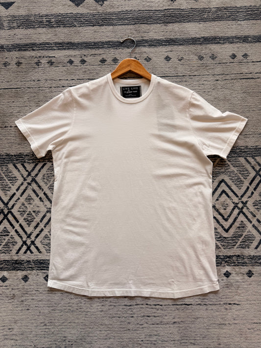 Peruvian Pima Cotton Crewneck T-Shirt – Whiteout