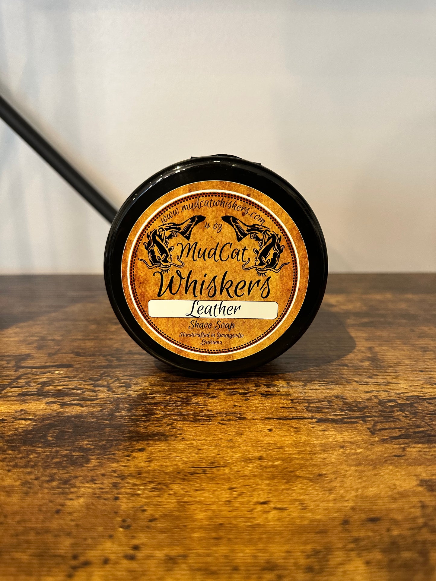 Handcrafted Shave Soap - Leather