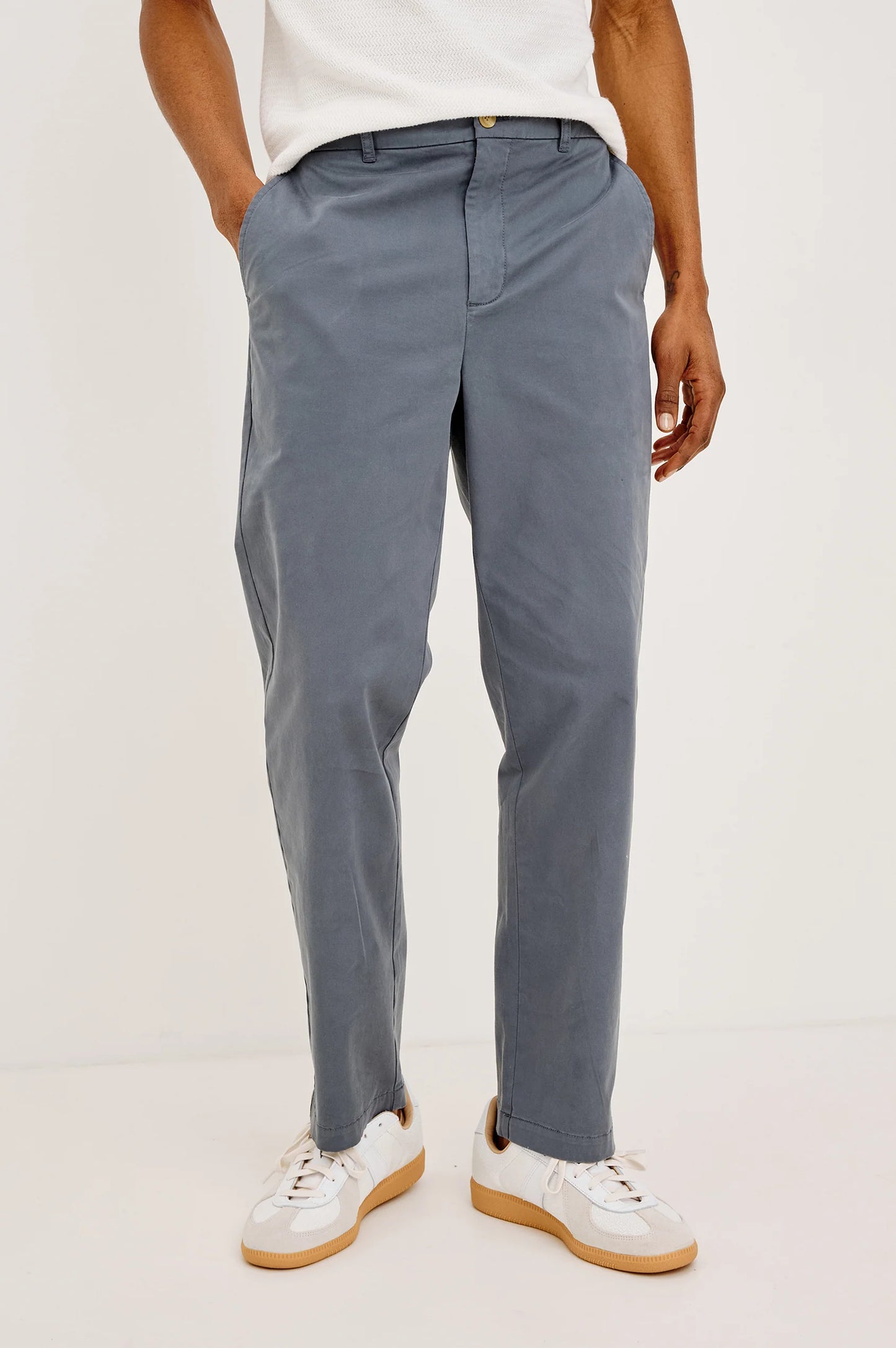 Irving Slim Straight Pants - Ensign Blue
