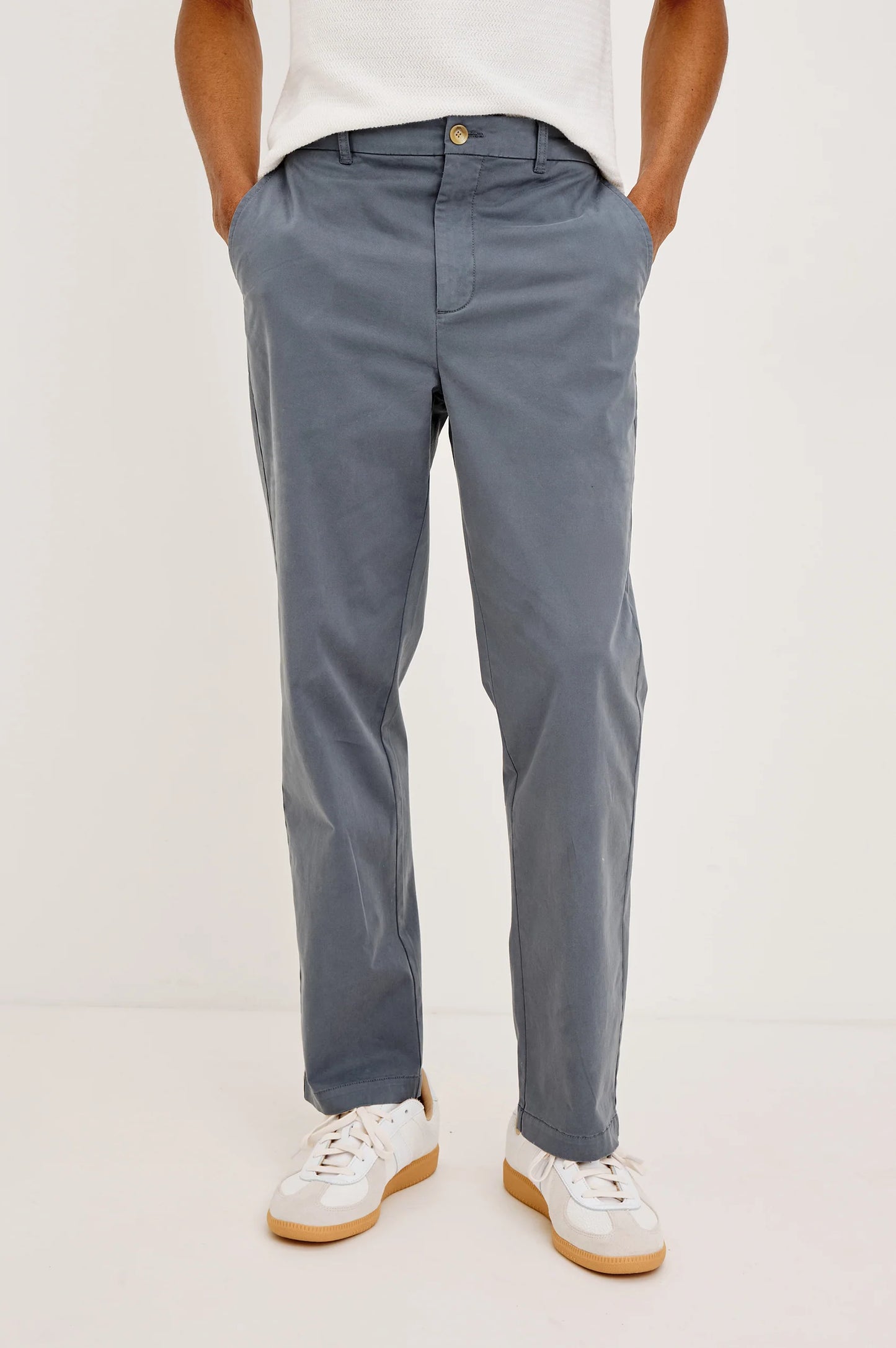 Irving Slim Straight Pants - Ensign Blue