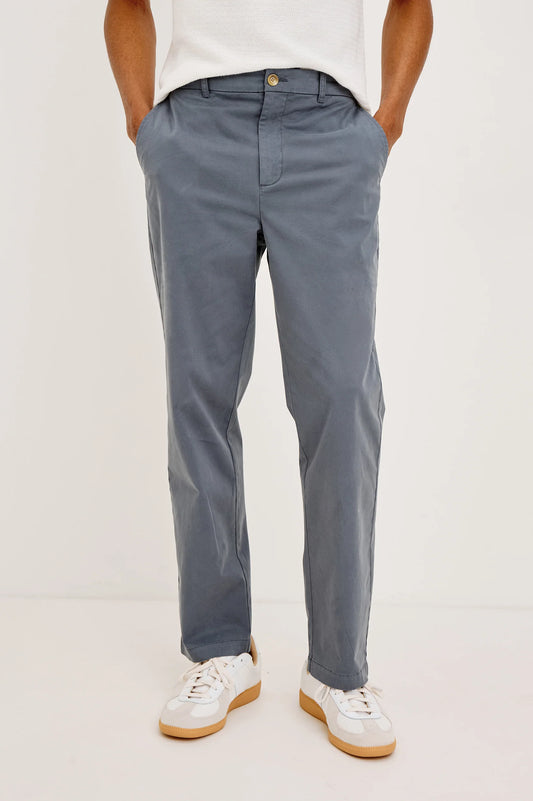 Irving Slim Straight Pants - Ensign Blue